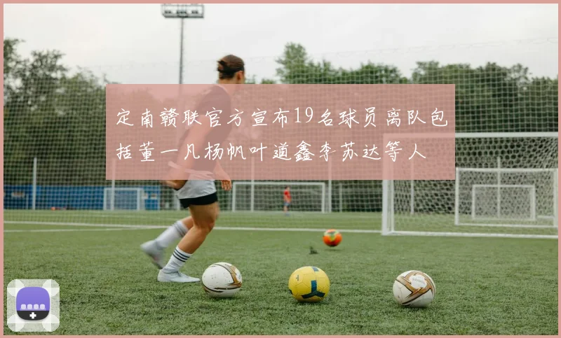 定南赣联官方宣布19名球员离队包括董一凡杨帆叶道鑫李苏达等人